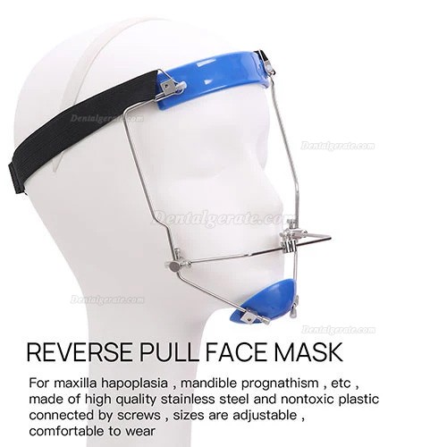 Dentale vorw&auml;rtszug delaire-maske, mit doppelhebelverstellung